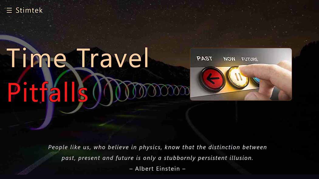 Spare Time Front Pages - Time Travel Pitfalls